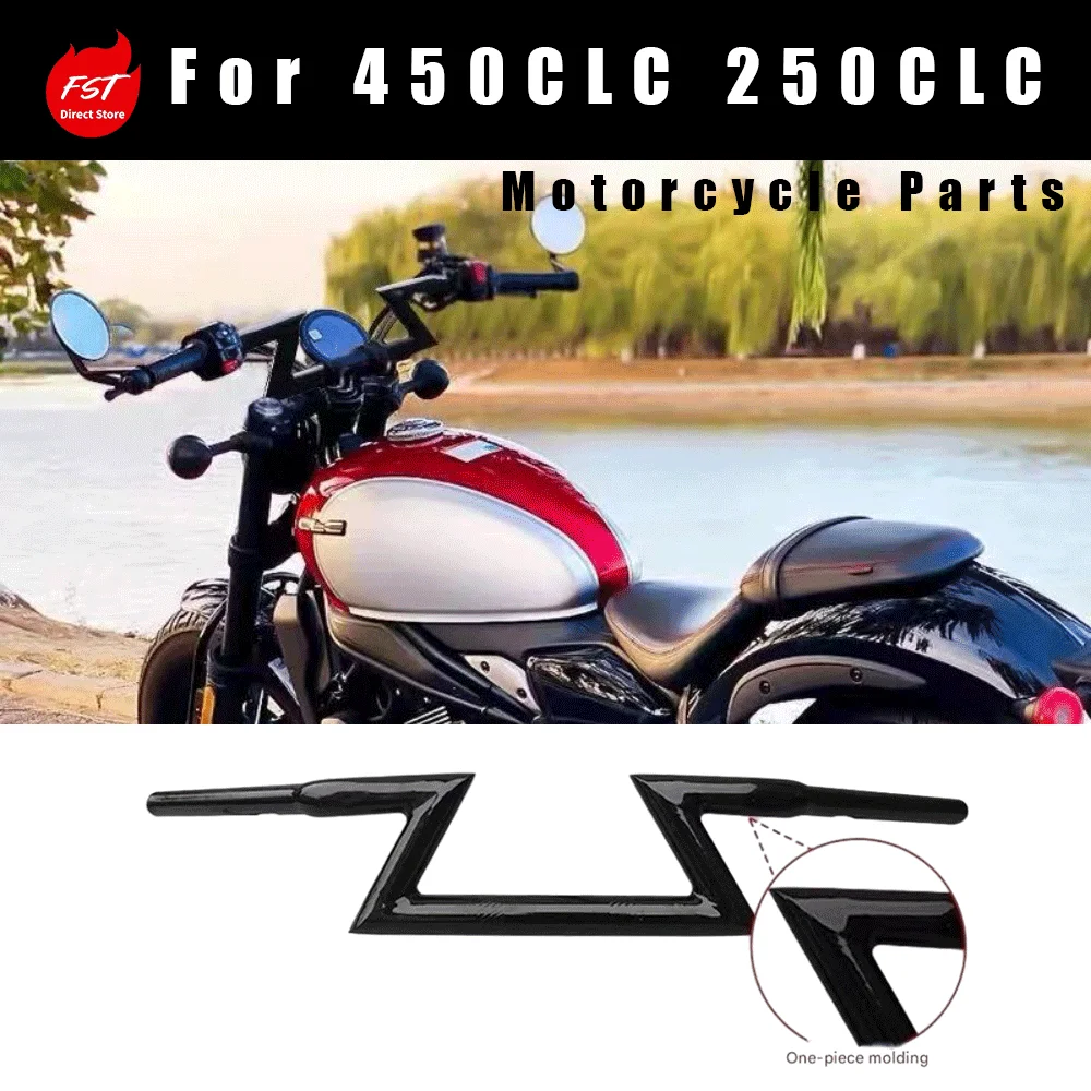 Modified Handlebar for  450CLC, High Riser Handlebar for 250CLC, Thickened Lightning Style Handle Bar