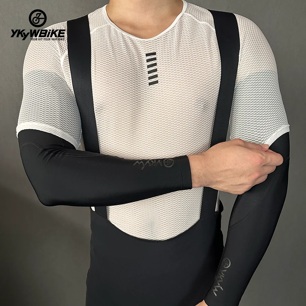 YKYW 10℃ 20℃ Men Women Pro Thermal Cycling Sleeve Bike Sun Protection Arm Warmers Bicycle Sports Protect Cover Miti Breathable