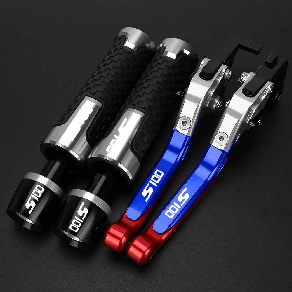 2026 Motorcycle Aluminum Adjustable Brake Clutch Levers Handlebar Hand Gripss FOR Suzuki S100 S 100 2015-2019 2016 2017 2018