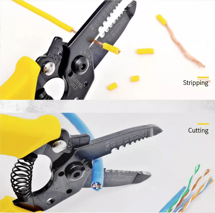 84-475-22 multifunctional cable wire AWG 12-22 cutting stripping stripping tools