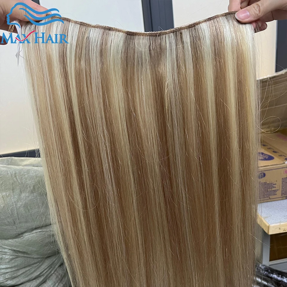 100% مقاطع برازيلية في قطعة واحدة وصلات شعر طبيعية مستقيمة ريمي شعر بشري غير مرئي مشبك سلس في قطعة واحدة مستقيمة #5