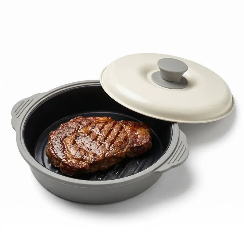 for Large Capacity Microwave Oven Baking Pan  Multi-function Non-stick Baking Tray