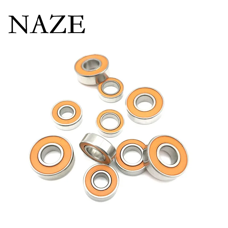 2Pcs S696 2RS ABEC-7 Stainless Steel Hybrid Ceramic Bearing S696 6x15x5mm Without Grease Fast Turning Fishing Reel bearing 696