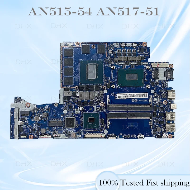 For Acer Nitro AN515-54 AN517-51 Laptop Motherboard With I5-9300HQ 3GB Mainboard LA-H501P CPU+GTX1050 100% Tested Fast Ship DH