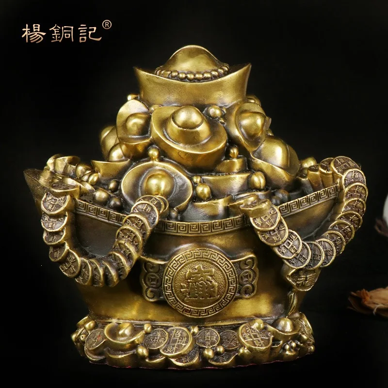 Copper For Home Worship, Buddhist , Gold Ingot Ornaments