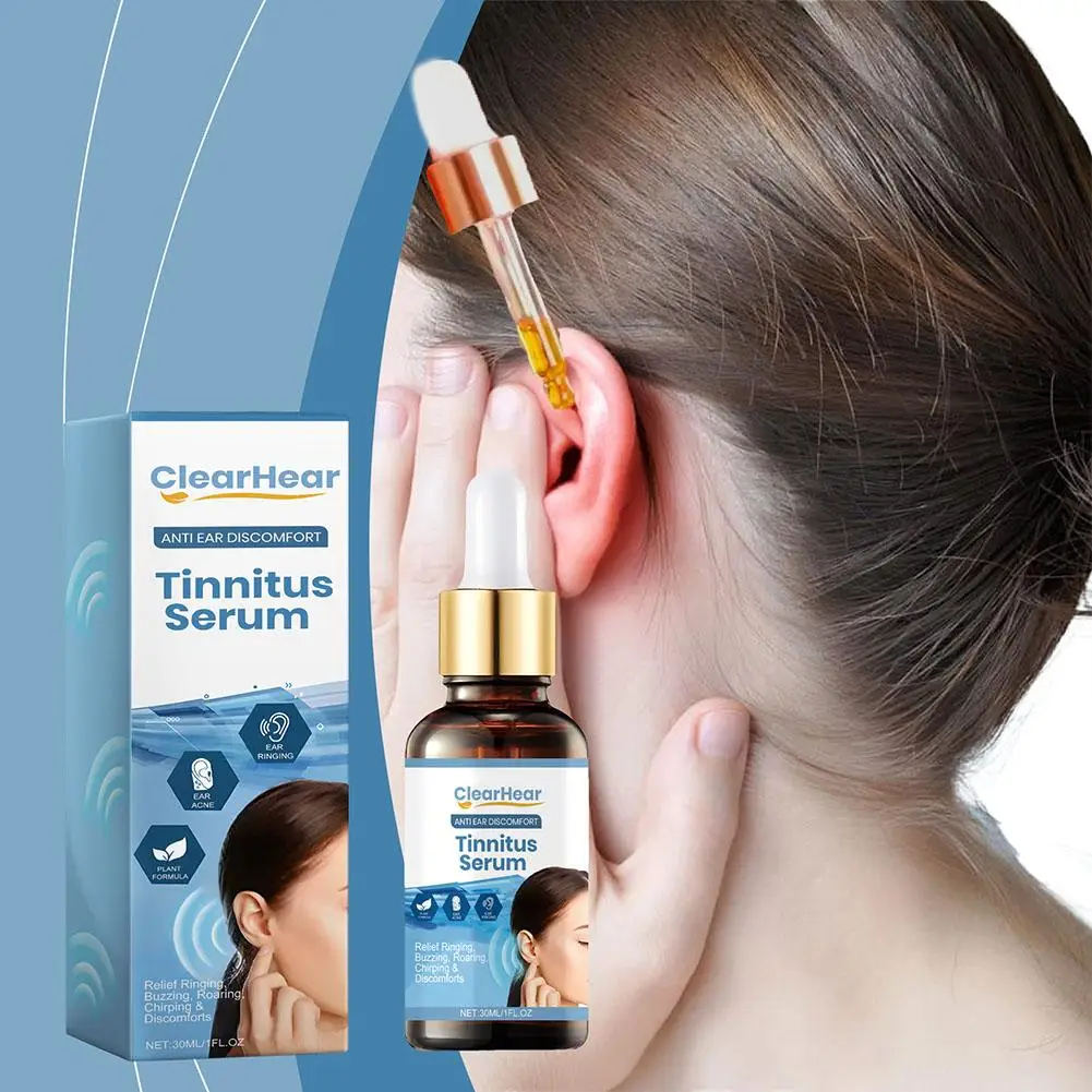 Tetesan perbaikan pendengaran, Soothe Ear Ringing telinga sakit gatal pembuangan tuli minyak penghilang Otitis Anti timah T1H3