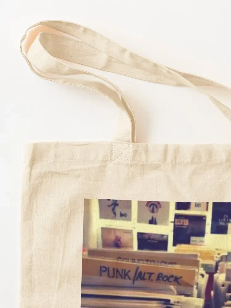 ريترو سجل مخزن حمل حقيبة ايكو حزمة المتسوق حقيبة امرأة المرأة حقيبة حمل قماش