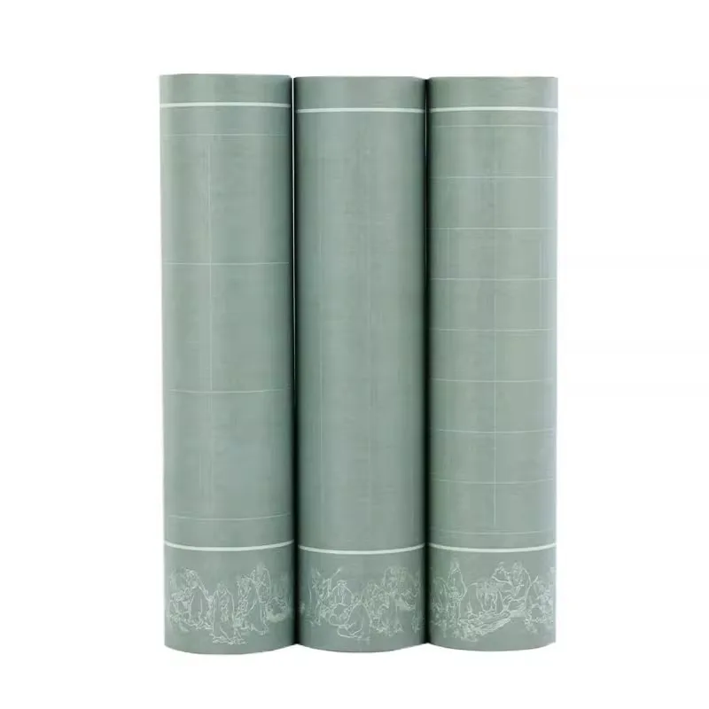 Thickened Calligraphy Rice Paper Retro Calligraphy Works Half Ripe Rice Paper Long Scroll Brush Writing Practice Xuan Paper