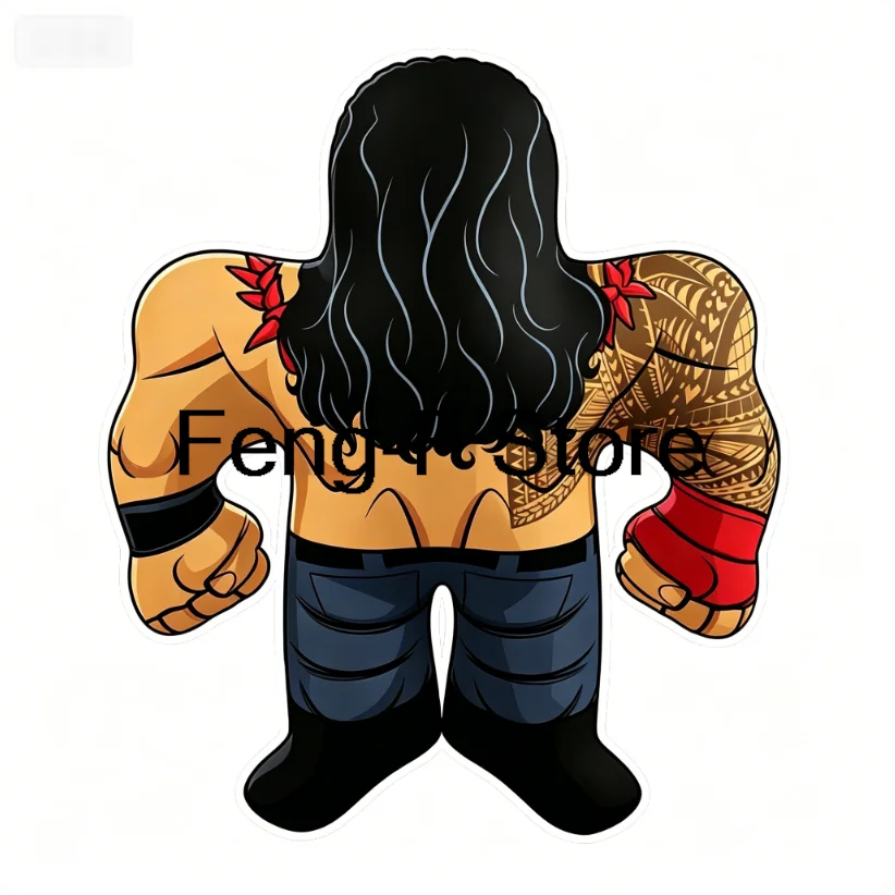 3D Roman Reigns Big Shots Pillow Cartoon Character Soft Stuffed Sofa Cushion Home Decoration Fans Gift view 2
