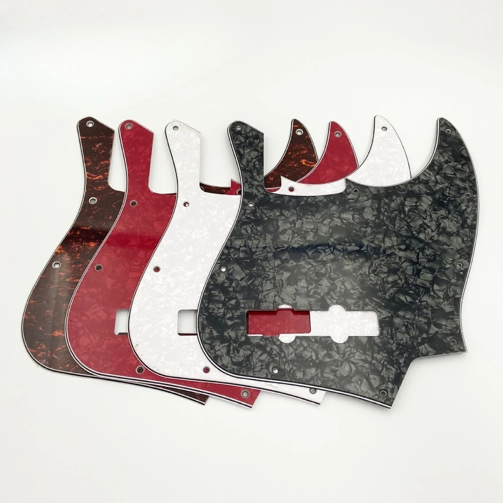 

Pearloid Bass Pickguard для джазовых/прецизионных басов, устойчивый к царапинам защитный чехол с дизайном с 10 отверстиями