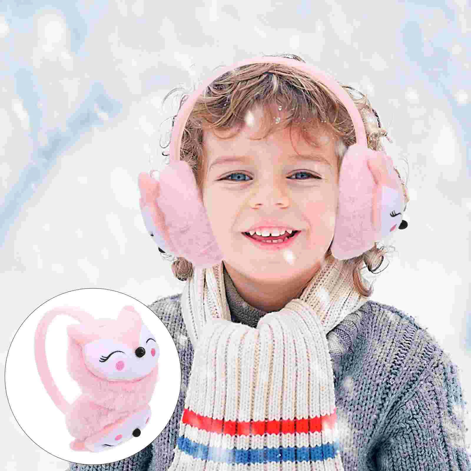 Animals Children Warm Girl Kids Winter Thermal Lovely Cartoon Plastic Shape for Covers Women's