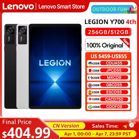 Lenovo Legion Y700 4th Gaming Tablet Original CN Version Snapdragon 8 Elite 8.8-inch 3K 165Hz Display 7600mAh Android 15 Pad PC