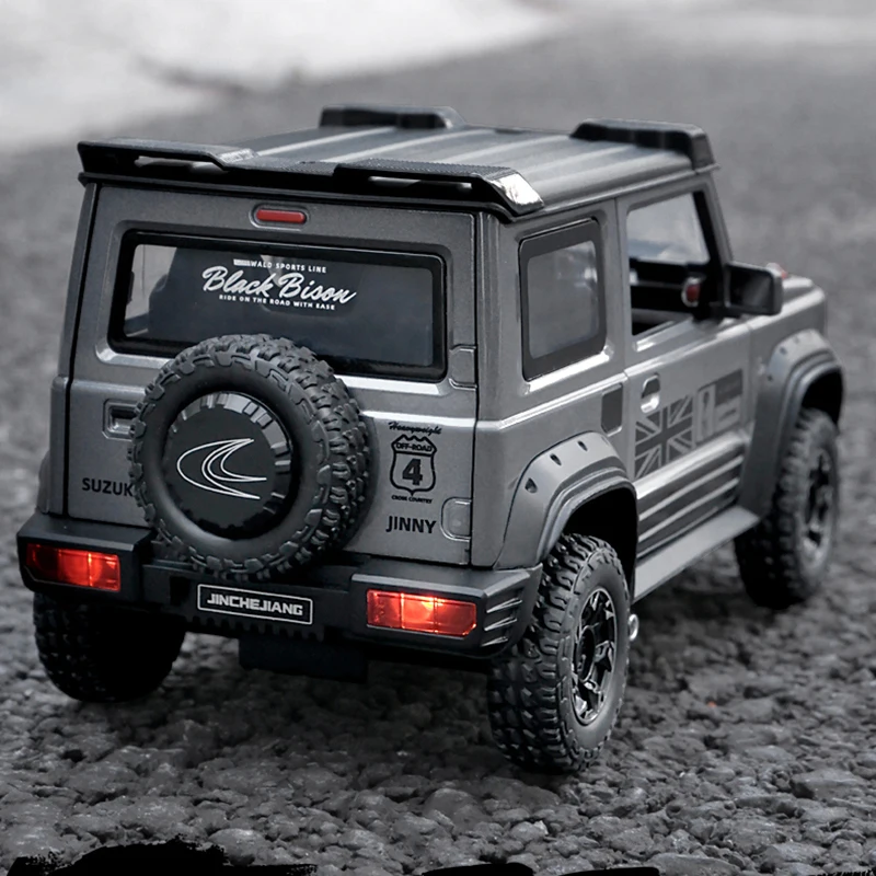 1:18 SUZUKI Jimny Off-Road SUV Alloy Model Car Toy Diecasts Casting Sound and Light Car Toys For Children Vehicle