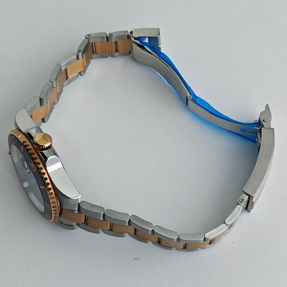 NH35 case Steel Watch Box Fits NH35 NH36 Movement Accessories NH35 Dial/NH 35 Hands 22mm Band Watch Accessories Sapphire Glass