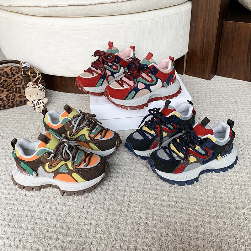 

Men's/female Designer Running Shoes Fashion Wear-resistant Colorful Short Chunky Sports Shoes High Quality Platform Sports Shoes