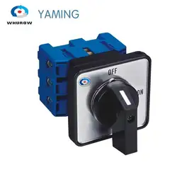 Isolating Switch On Off 40A 3 Phase Rotary Changeover Cam Main Interruptor Disconnect Safty Control Switch YMD11-40C