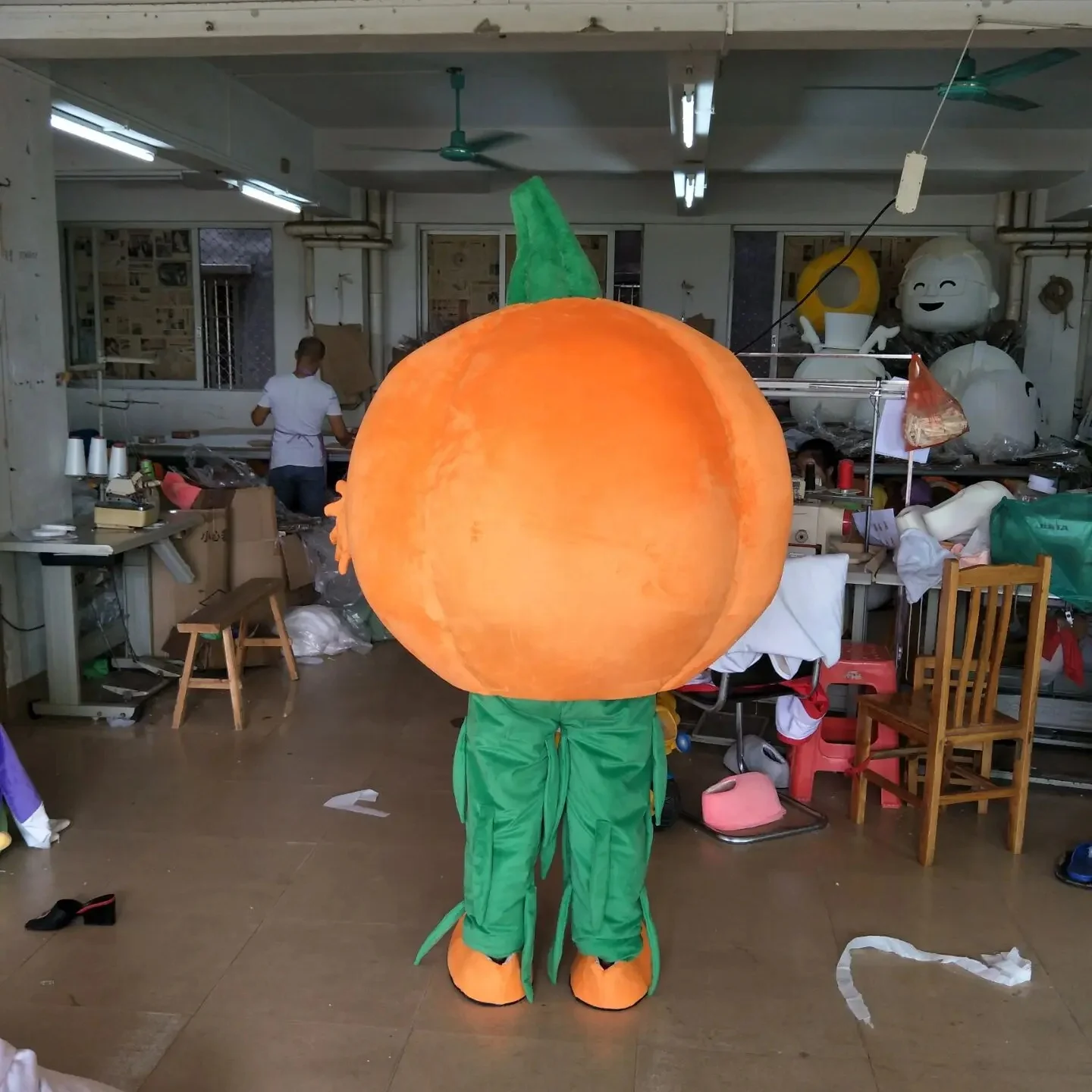 Funtoys MOQ 1 PCS Halloween commercial cartoon character pumpkin mascot costumes for party