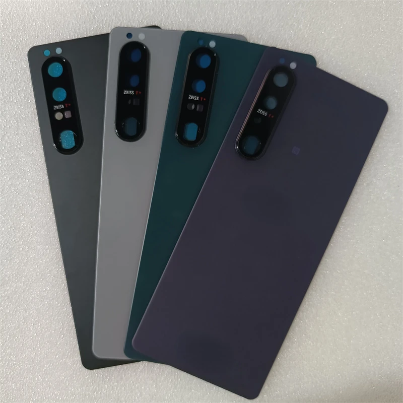 For Sony Xperia 1 III Battery Cover Back Glass Panel Rear Housing Case With Camera Lens Replace For Xperia 1 iii Battery Cover