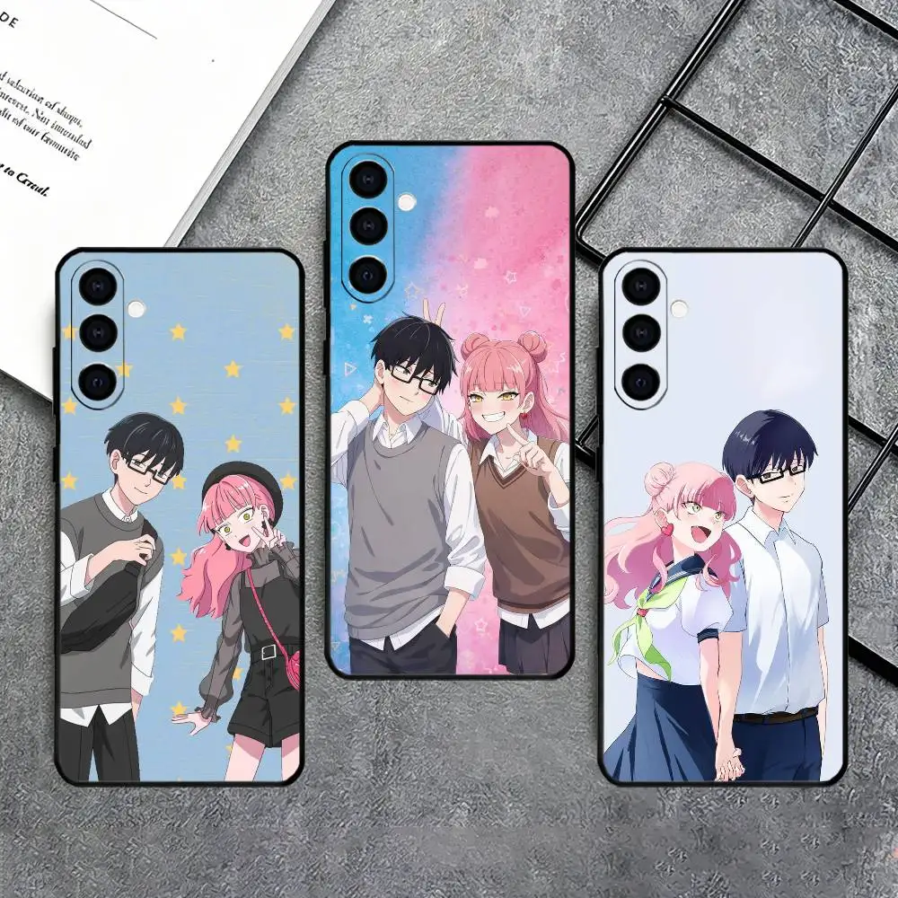 You I Are Polar Opposites Phone Case Black Silicone Soft For Samsung Galaxy A73,A72,A71,A70,A53,A52,A51