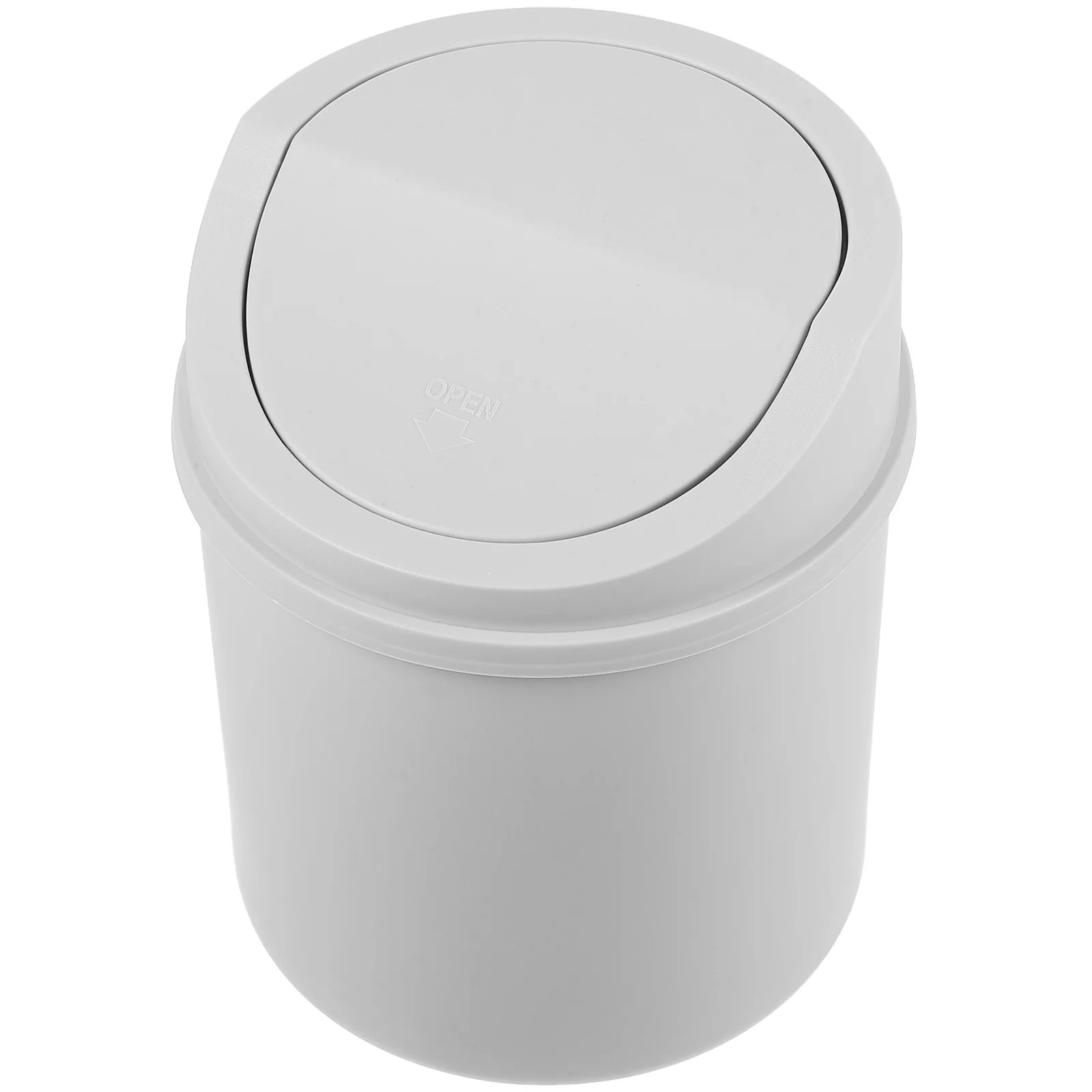 

Mini Table Trash Can Plastic Waste Bin for Desktop Office Garbage Paper Basket Junk Case