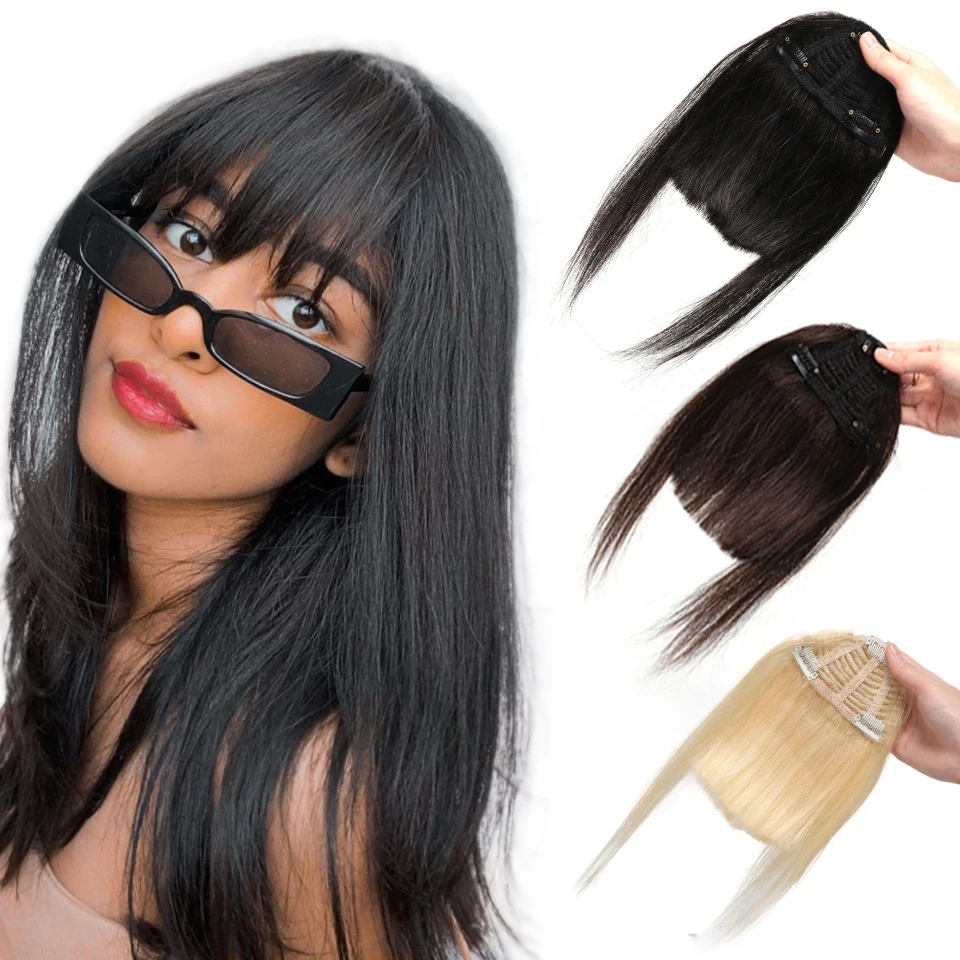 الانفجارات الشعر البشري 4 بوصة مقاطع هامش الانفجارات هيربيسي للنساء البلاتين اللون ريمي الإنسان الانفجارات الشعر التمديد الانفجارات