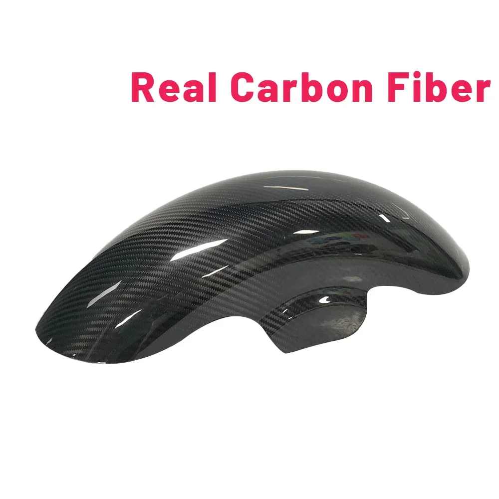 Real Pure Carbon Fiber Front Mudguard For Harley Davidson Touring Models 2009-2023 Motorcycle Accessories Carbon Front Fender