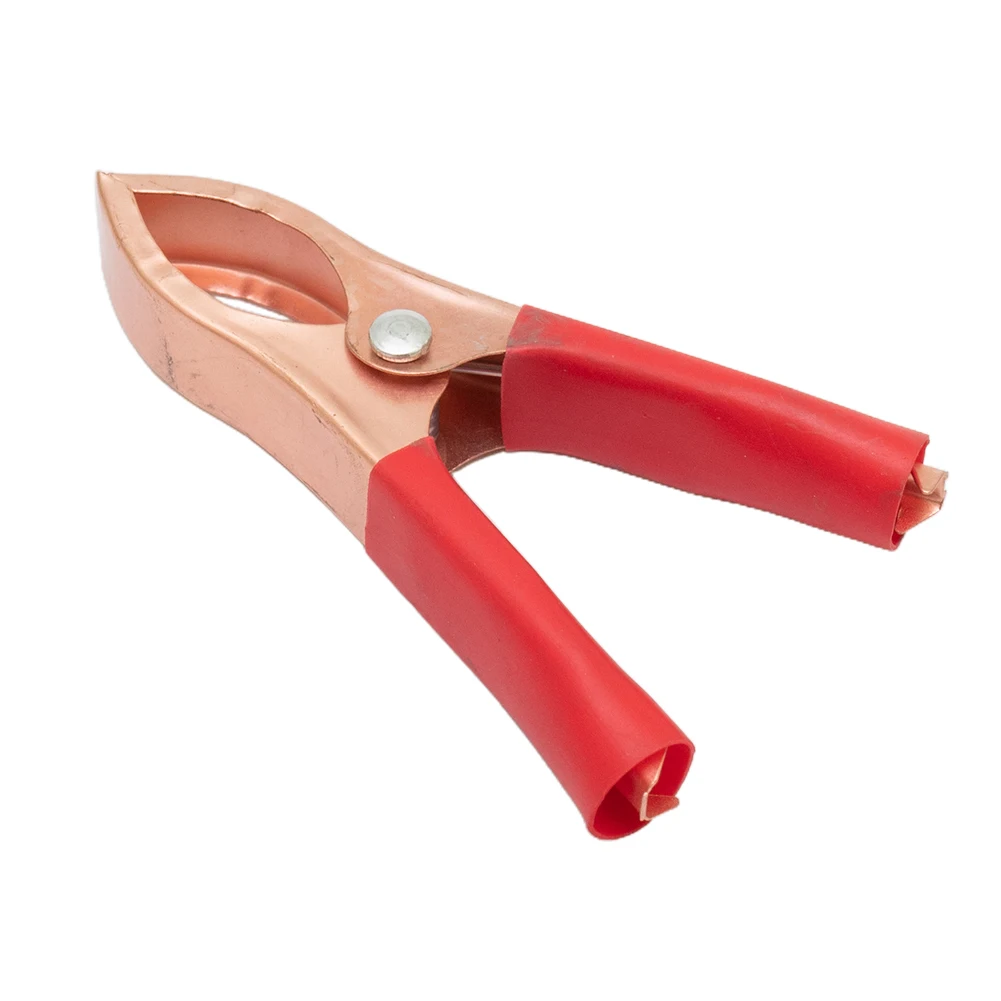 2pcs 30A 70mm Alligator-Clips Caravan Van Car Test Lead-Clips Crocodile Clip Red Black Aligator Clamps-Plug Power Connector