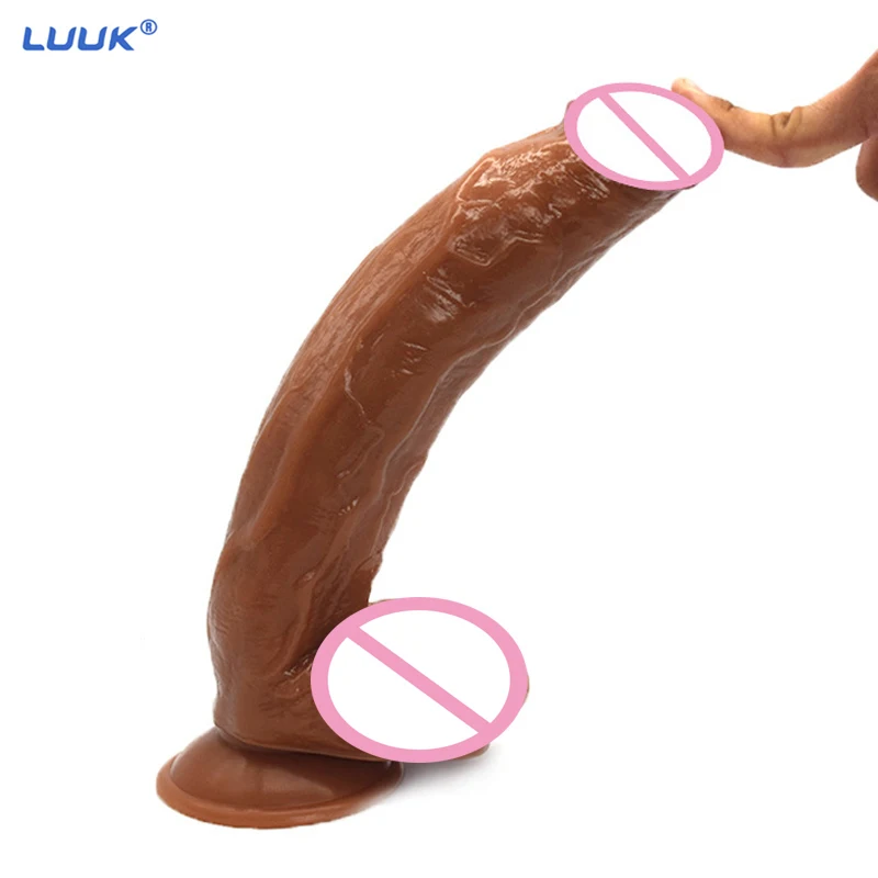 LUUK 12in Large Dildo Realistic With Suction Cup Penis Dildo G Spot Female Vagina Masturbation Sex Products Adult Toys For Woman