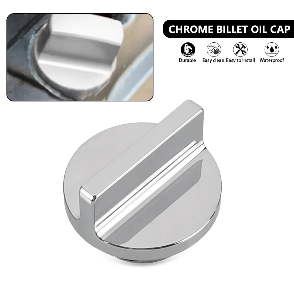 Motorcycle Accessories Vulcan800 Drifter 2001-06 CHROME BILLET OIL FILLER CAP Oil screw For Kawasaki Vulcan 800 VN800 1995-2005