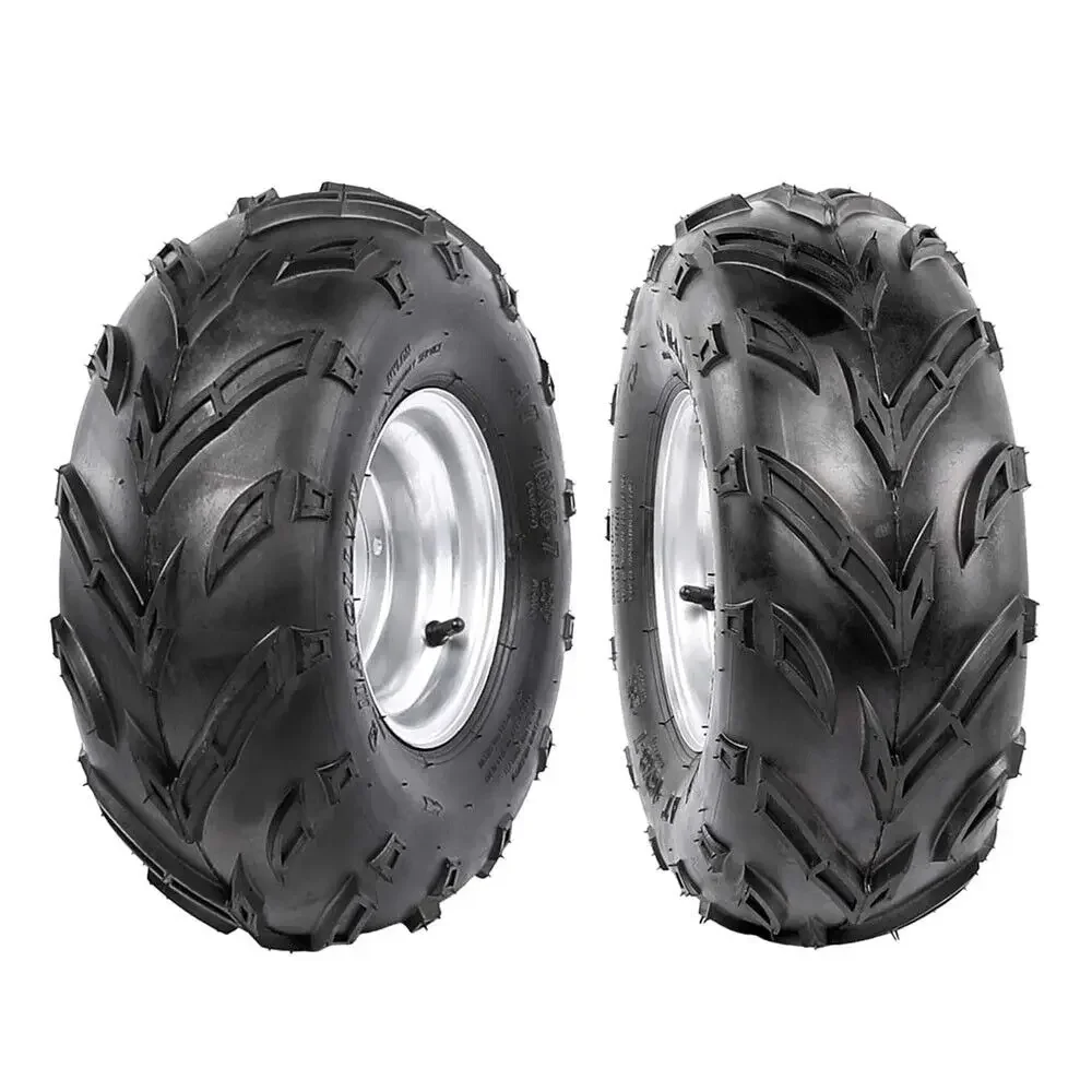 TDPRO 2pcs 16x8-7 16x8x7 ATV Wheel Tire + Rim 70cc 90cc 110cc Go Kart Taotao Buggy UTV