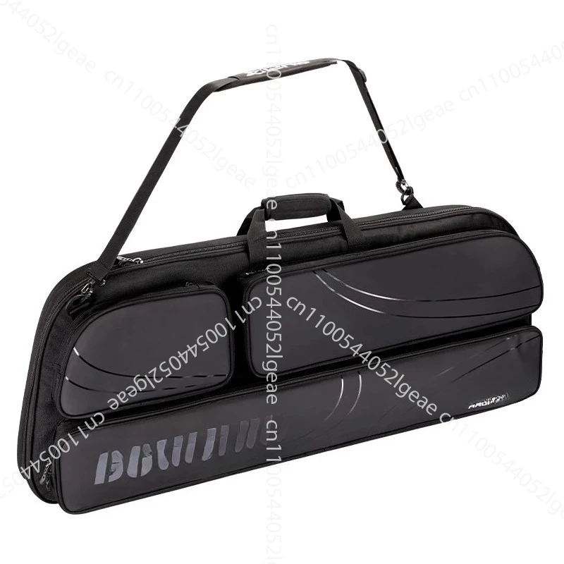 

Compound bow bag for storage; shoulder-carry and hand-carry with wheels; two-in-one bowcase with thickened bow bag for outdoor.