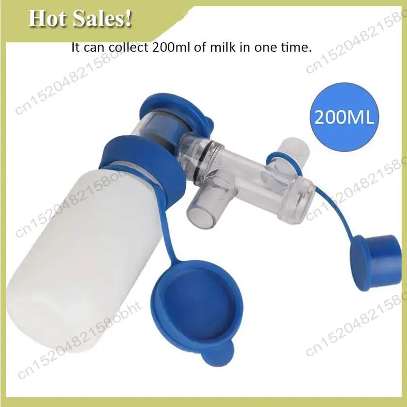 

-PQWN Milk Sampling Bottle, 200Ml Sampling Bottle Sampler Cow Milk Liquid Sampling Bottle Milk Container Corrosion-Resistant, Ea