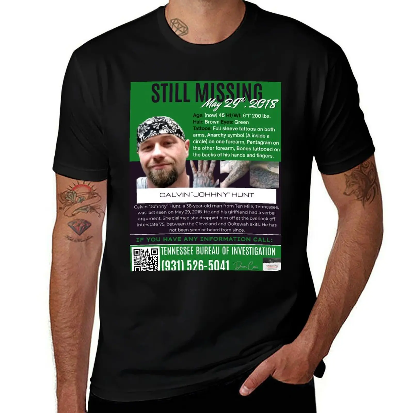 

Help Find Johnny Hunt – Awareness Tee T-Shirt boys animal print heavyweights vintage boys whites plain white t shirts men
