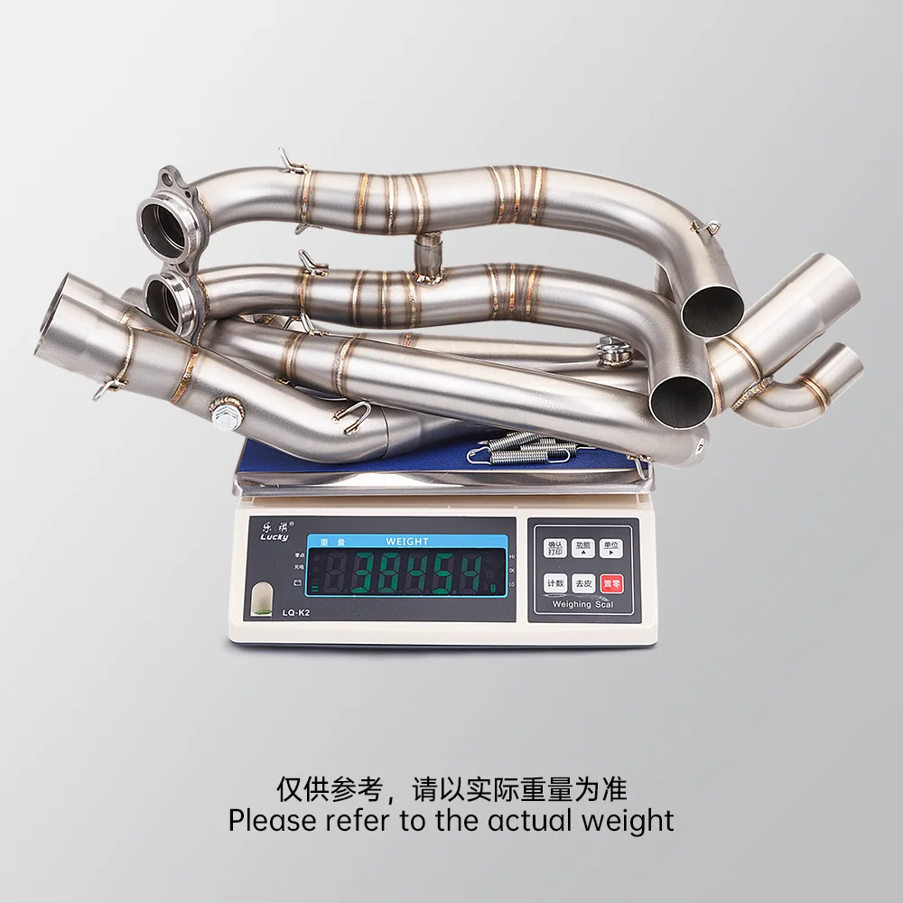 2017-2020 S1000R S1000RR دراجة نارية الجبهة وصلة أنبوب ملحق حالة جديدة اتصال مع الأصلي #6