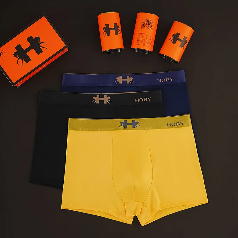 3Pcs Men's Premium Boxer Men's Magnet  Breathable Underwear Fashion Technology Men's Underwear L-4XL