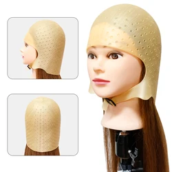 Hairdressing Hair Dyeing Caps With Metal Hooks Professional Barber Silicone Hair Dye Cap Barbershop Salon Styling Tools