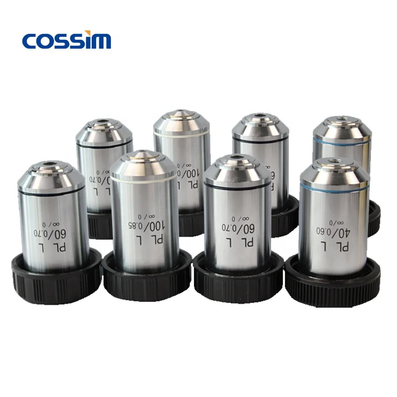 PLL 100X Infinity- Corrected Plan Achromatic Metallurgical Microscope Objective Lenses Microscope Objectives