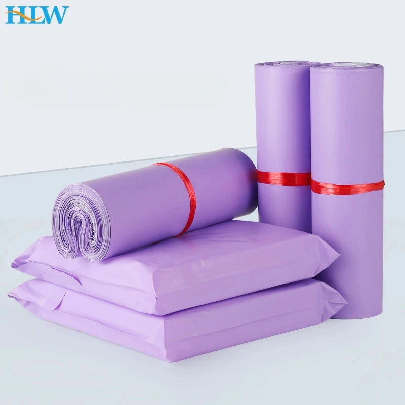  100 piecesXR GT - Self sealing purple mail bag, express bag, packaging envelope, transportation bag, new, 100 pieces