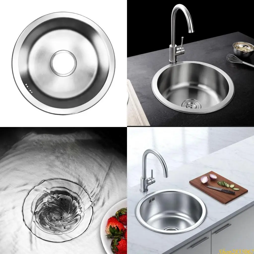 

Одно миска для мытья раковины из нержавеющих сталей круглые раковины