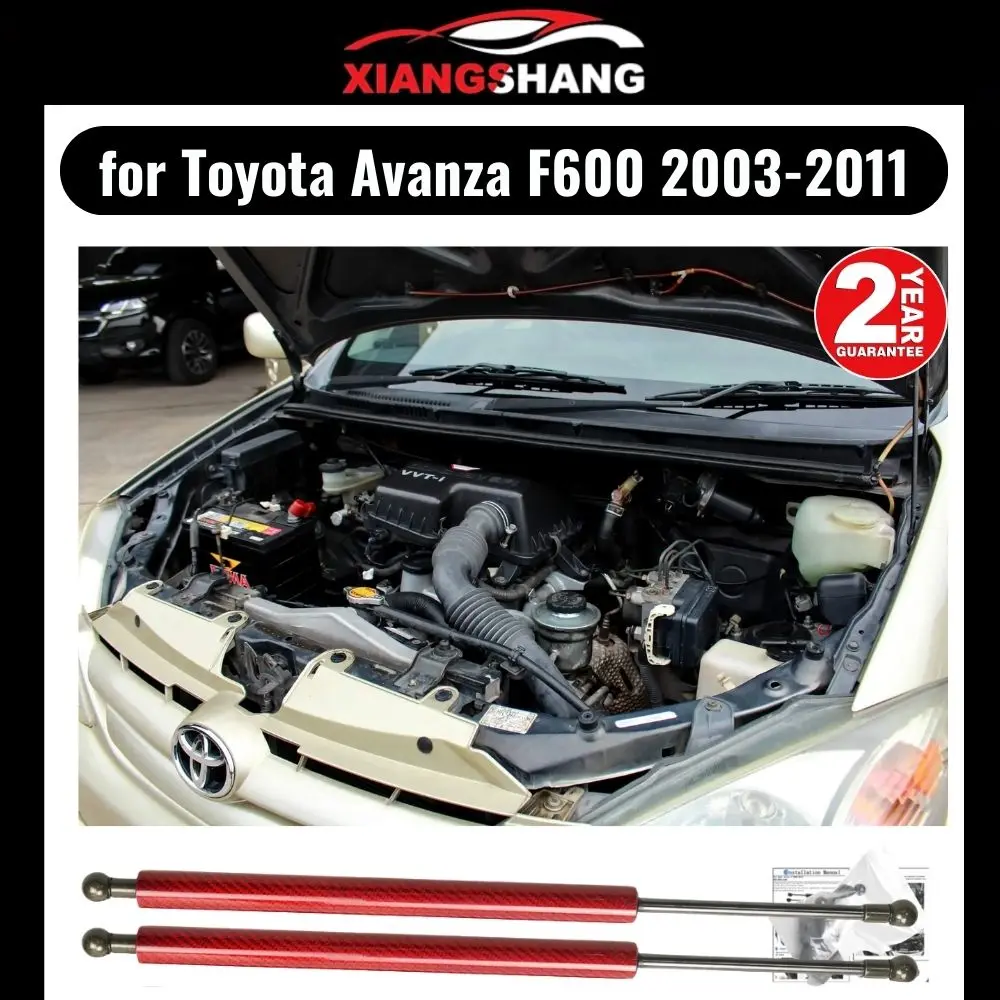 Hood Damper for Toyota Avanza F600 2003-2011 Gas Strut Lift Support Front Bonnet Modify Gas Springs Shock Absorber