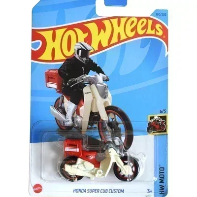 Hot Wheels-Brinquedos da motocicleta para o menino, 1:64 Diecast Car, BMW, DUCATI, DesertX, Honda, coleção, presente das crianças, original, HW MOTO