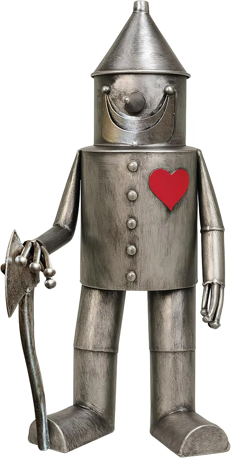 

Tin Man Outdoor Statue – Whimsical Metal Yard Decor for Lawn or Patio – Unique Weatherproof Ornament – Giftable Sculpture for Ou