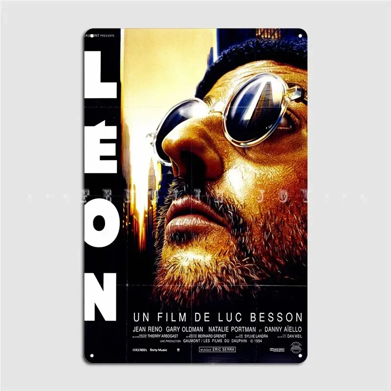 Leon The Professional Metal Plaque Poster Bar Cave Design Garage Decoration Wall Pub Tin Sign Posters