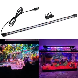 New 18-48CM USB Aquarium Light LED Waterproof Fish Tank Clip Light Underwater Decor Lighting Submersible Lamp Plant Grow Lamp