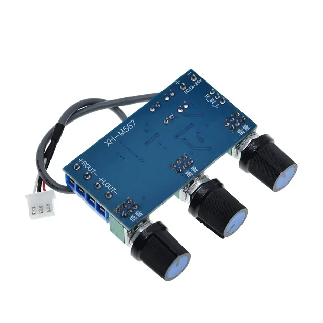 Hongtai Technolo XH-M567 TPA3116D2 Digital Amplifier Board Module 2.0 Audio Dual Channel 80W High Power DC12-24V