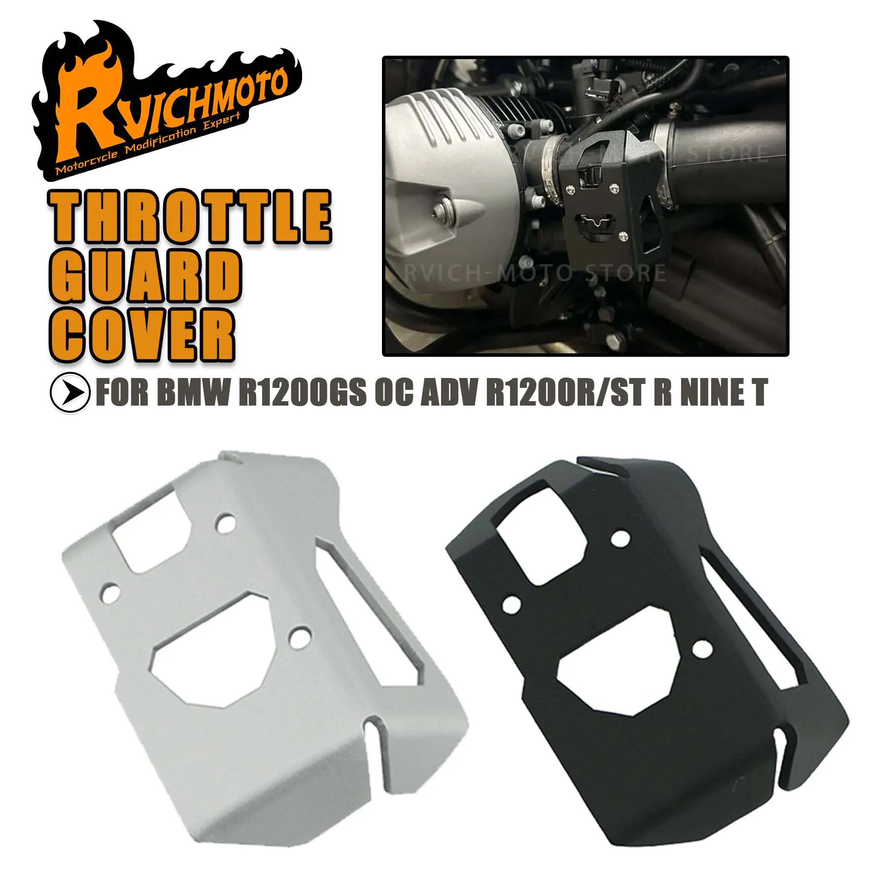R1200 GS R ST R9T Motorcycle Throttle Potentiometer Guard Cover For BMW R1200GS OC ADV R1200R R1200ST R9 R NINE T 9T Accessory