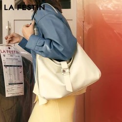 LA FESTIN Original Women's bag New Tote Bag Large Shoulder Bag y2k Bag Ladies Leather Bag Crossbody Bag Messenger Bag