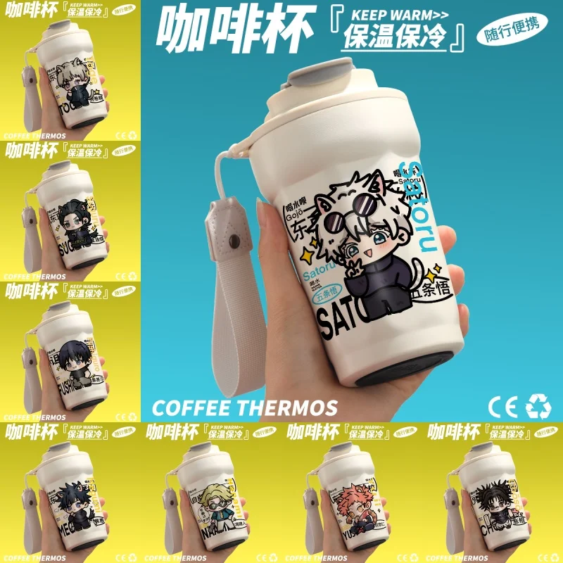 

Attack On Titan Levi Ackerman Mikasa Ackerman Student portable large-capacity stainless steel portable thermos cup holiday gift