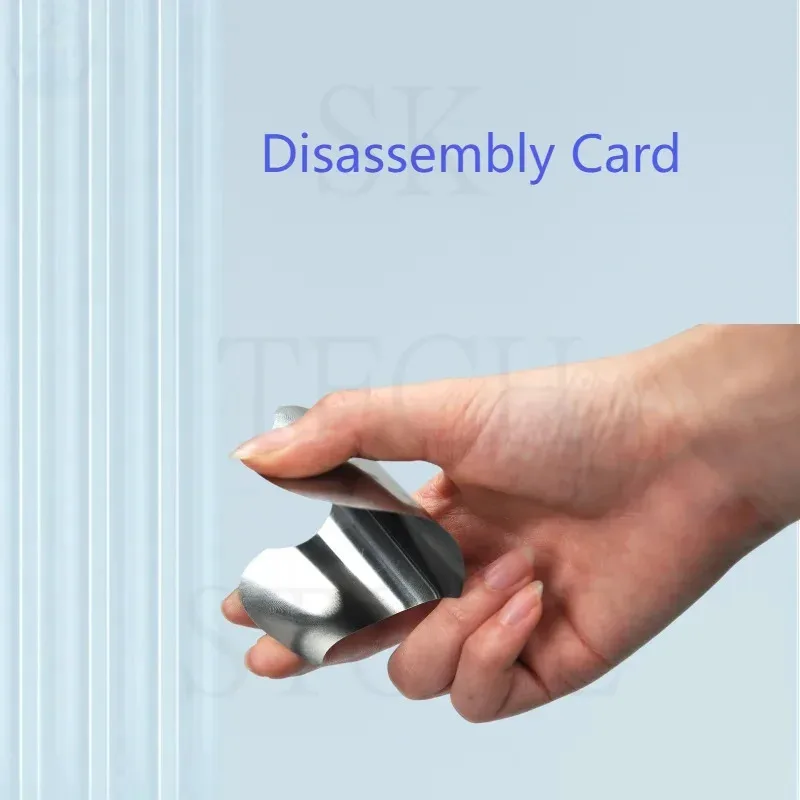 

100pcs Disassembly Card Tools 0.1mm Back Cover Pry Separation Screen Opening Separating Card Phone Repair Hand Disassembly Set