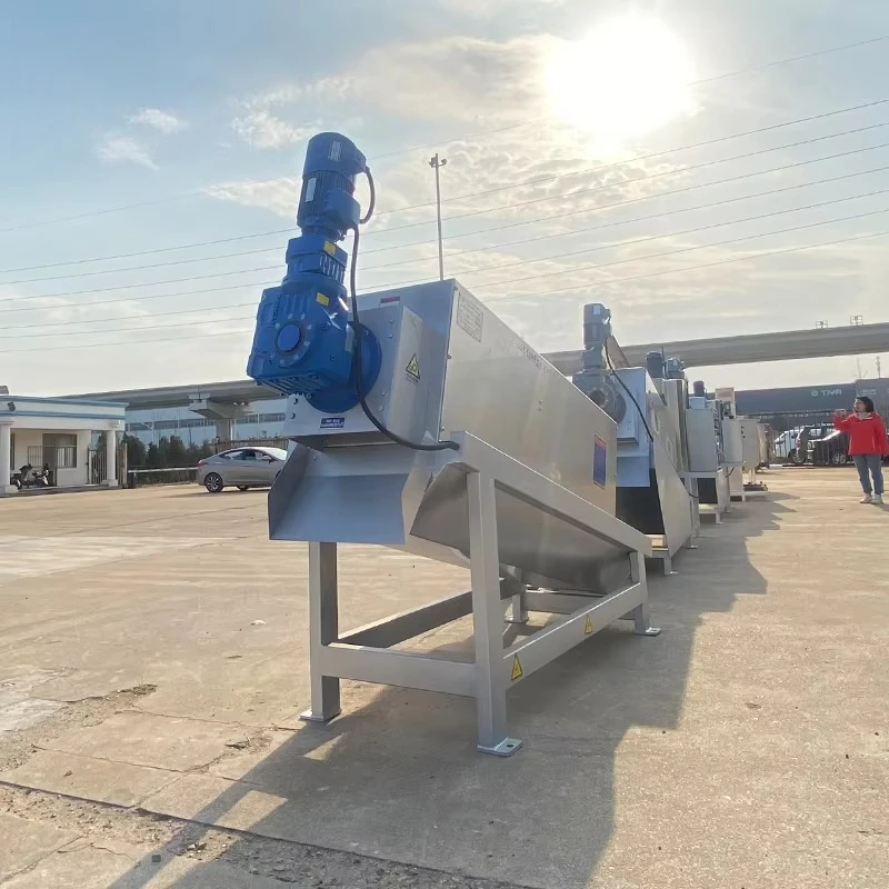 Screw Press Sludge Dewatering Machine
